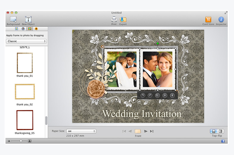 what is the best app for making photo card on mac